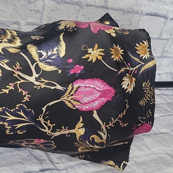 JALOUX/ZALU Floral Lacey Silk Women's‎ Lingerie Large - Picture 3 of 9